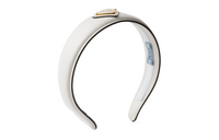 PRADA Logo-plaque Leather Headband