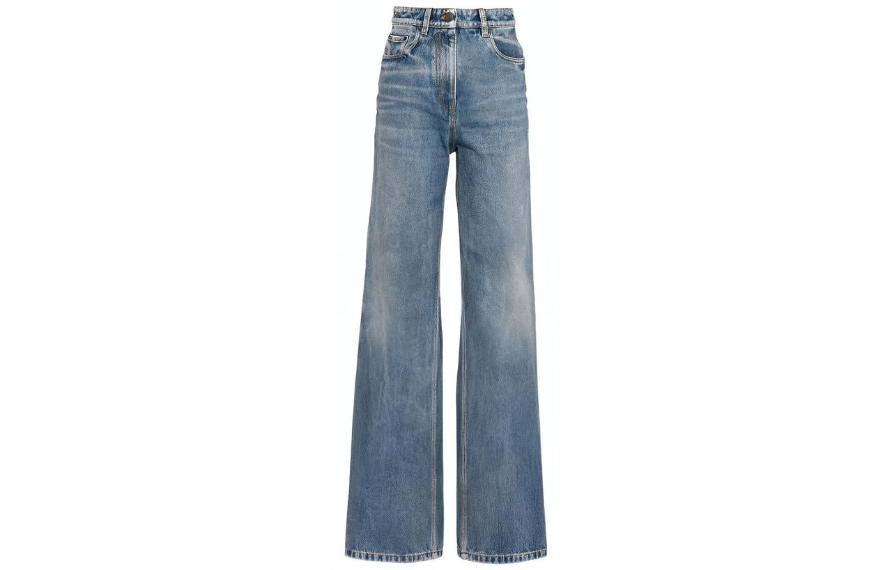 PRADA Bleached effect Straight leg Jeans