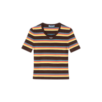 PRADA SS25 Knitwear Women's Chocolate Brown