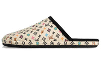 LOUIS VUITTON Slip Resistant Closed Toe Slippers Unisex Beige
