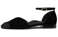 CHANEL Round Toe Casual Single Shoes Women's Black
