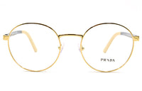 PRADA Eyeglass Frames Unisex Mountain Camellia Gold
