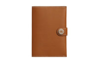 HERMES R.M.S Evergrain Calfskin Passport Holder Men's Gold