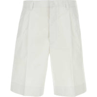 PRADA Belt Looped Straight Leg Shorts