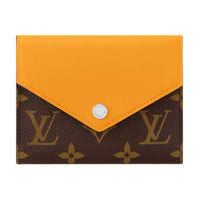 LOUIS VUITTON Victorine Coated Canvas Wallet Men's Yellow And Brown