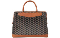 GOYARD Canvas With Leather Laptop Bags Briefcases Handbag Unisex Black & Brown