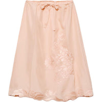 PRADA Embroidered Silk Skirt