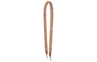 HERMES Kelly Pocket Zigzag Canvas With Swift Calfskin Bag Strap Women's Gold & White