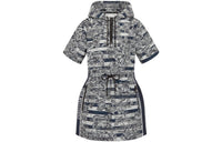 DIOR Quarterly New Products Short-Sleeved Dresses Women's Marine Blue