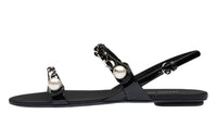 MIU MIU Strap Sandals Women's Black