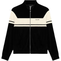 CELINE Tracksuit Jacket In Velvet Jersey