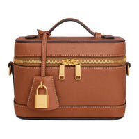 CELINE Calfskin Shoulder Bag, Crossbody Bag, Handbag Women's Brown