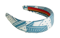 HERMES Headbands Women's Denim Blue