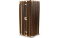 LOUIS VUITTON Cow Leather Storage Box Men's Beige
