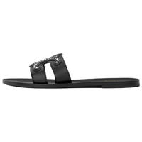 CELINE Triomphe Slide Slippers Women's Black