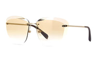 CHANEL Sunglasses Unisex Light Gold