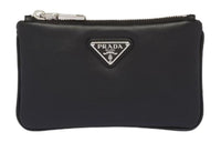 PRADA Leather Clutch Men's Black