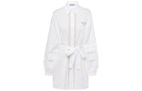 PRADA Long-Sleeved Dresses Women's White