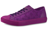 LOUIS VUITTON Tattoo Monogram Stylish Skateboarding Shoes Men's Purple