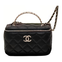 CHANEL Sheepskin Shoulder Bag, Crossbody Bag, Handbag Women's Black