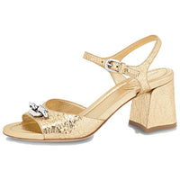 LOUIS VUITTON Strap Sandals Women's Yellow