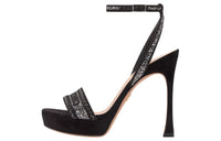 DIOR Dway Strap Sandals 12cm Women's Black
