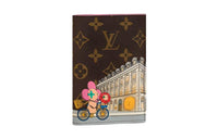 LOUIS VUITTON Passport Cover Vivienne Holiday Monogram Canvas/Pink