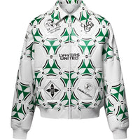 LOUIS VUITTON Leather Jacket Men's Multicolor