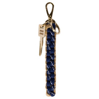 MIU MIU Polyester Bag Accessory Women's Beige & Blue