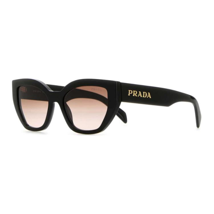 PRADA Acetate Butterfly Sunglasses Women's Black