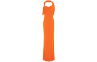 SAINT LAURENT Sleeveless Dress Women's Orange