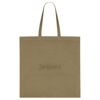 SAINT LAURENT Cotton Tote Bag Handbag Shoulder Bag Large Size Women's Khaki