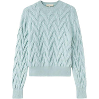 Loro Piana FW24 Cashmere Sweater Women's Lange Green Mixed Color