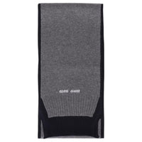 MIU MIU Cashmere Knit Scarves Men's Black
