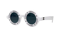 CHANEL 1993 Logo print Round fame Sunglasses