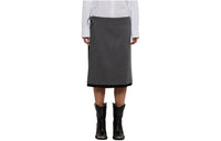 MIU MIU Casual Long Skirt Women's Gray