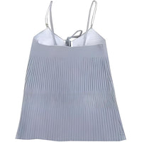 CHANEL Camisole Women's Silver Gray