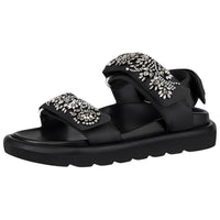 LOUIS VUITTON Pillow Pool Stylish Sandal Women's Black