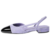 CHANEL Casual Single Shoes Women's Purple