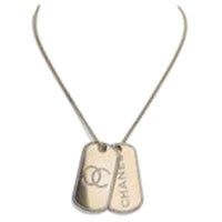 CHANEL Metal Necklaces Women's Gold