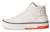 HERMES High-Top Skateboard Shoes Men's White