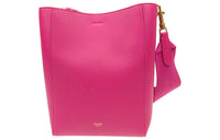 CELINE Cow Leather Shoulder Bag Crossbody Bag Regular Women's Pink