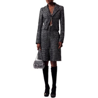 CHANEL Jackets Coats Women's Gray
