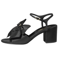 CHANEL Strap Sandals 6.5cm Women's Black