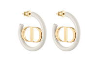 DIOR 30 Montaigne Earrings Women's Light Gray