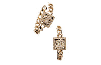 CHANEL Earrings Women's Gold