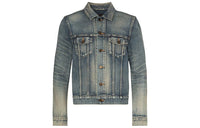 SAINT LAURENT Denim Jackets Men Blue