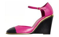 CHANEL High Heels Women's Peach Pink