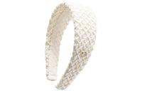 CHANEL Headbands Women's White