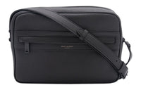 SAINT LAURENT Grained Leather Camera Bags Crossbody Bag Shoulder Bag Men's Black